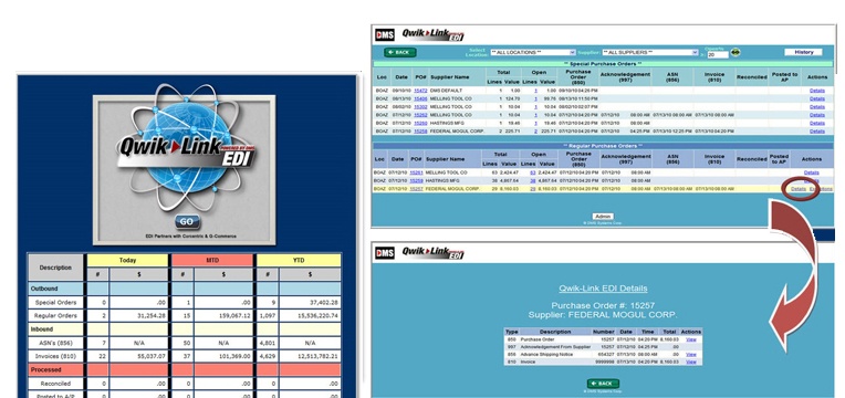DMS-Systems-DX-Qwik-Link-EDI-Software-Screenshot